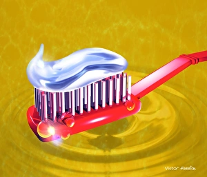 Oral Hygiene Image Imprime: Toothbrush
