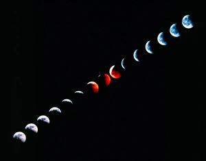 Imágenes fechadas en 1998: Eclipsio total de la Luna en diciembre del año 1992