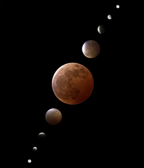 Lunar Eclipse Imprime: Total lunar eclipse