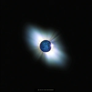 Total Solar Eclipse Imprime: Total solar eclipse, artwork