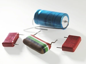 Electronic Components Imprime: Various capacitors