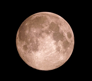 Planetary Science Images Imprime: View of the full moon
