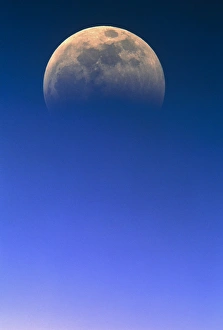 Moon Phases Imprime: View of a partial lunar eclipse