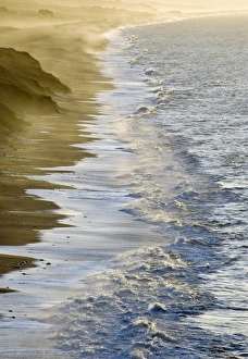 Dorset Coastline UK Imprime: Wave breaking