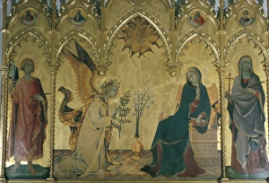 Simone Martini Painting Imprime: The Annunciation