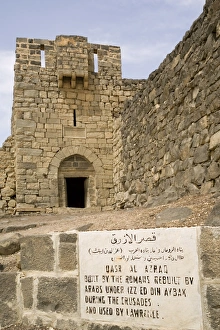 Jordanian Desert Landscapes Imprime: Azraq desert fort