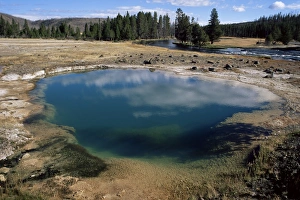 Biscuit Basin Yellowstone Imprime: Black Opal Spring