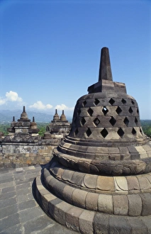 Borobudur Temple Indonesia Imprime: Buddhist Temple, Borobudur, Java, Indonesia