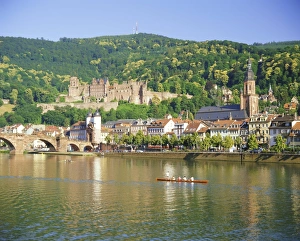 Heidelberg Cityscape Photography Imprime: The castle