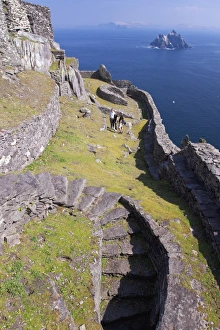 County Kerry Coastline Imprime: Celtic Monastery, Skellig Michael, UNESCO World Heritage Site, County Kerry