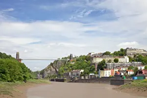 Isambard Kingdom Brunel Imprime: Ponte de la Suspensión Clifton diseñada por Isambard Kingdom Brunel que cruza el Cañón del Río Avon en Clifton y