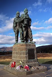 Second World War Memorial UK Imprime: The Commando Memorial