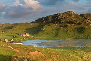 La playa de Dalbeg, Isla de Lewis y las Hébridas Orientales Escocia Reino Unido Europa