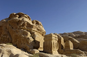 Ancient Rock Cut Architecture Imprime: Djin Blocks
