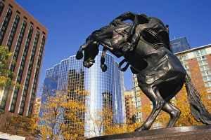 Equestrian Sculpture Art Imprime: Equestrian statue