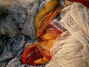 Aegean Islands Europe Imprime: Fishing nets