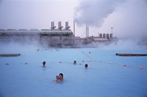 Bañarse en geotermal