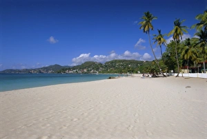 Impresiones de Playa Grand Anse en la isla de Granada en las Islas Vírgenes del Oeste Granada Imprime: Playa del Gran Ansé