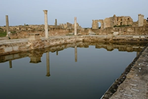 North African Historical Sites Imprime: Hadrianic bath