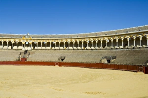 Spain Travel Destination Imprime: Inside the Bull Ring