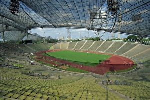 Olympic Stadium Munich Imprime: Interior of the Olympic Stadium