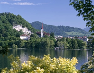 Impresiones de Lago de Bled, Bled, Eslovenia Europa Eslovenia Imprime: Lago de Bled, Bled