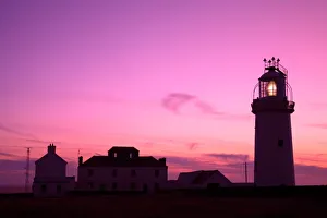 Impresiones de Faro de Cabo Loop, Condado de Clare, Munster y República Irlandia Europa Imágenes de agosto de 2006: Faro de la Cabeza del Bucle en Condado de Clare y Múnster e Irlanda República. Europa