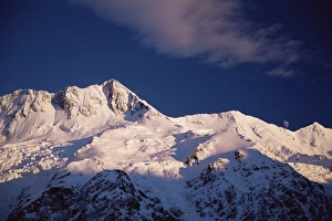 Blue Sky Winter Photography Imprime: Mount Sefton