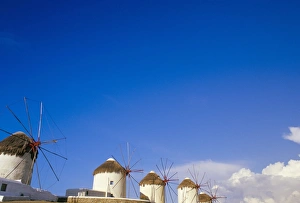 Windmills In Europe Imprime: Old windmills