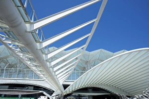 Lisbon Railway Station Imprime: Oriente train station