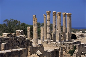 Impresión enmarcada : Columnas del palacio