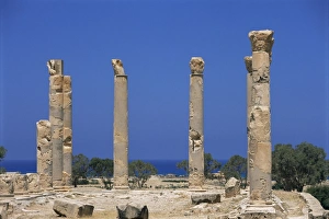 Impresión enmarcada : Columnas del palacio Impresión enmarcada : Columnas del palacio