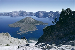 US Natural Landscapes Imprime: Perfect example of strato-volcano