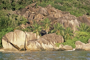Seychelles Travel Destinations Imprime: Plage de Source d Argent