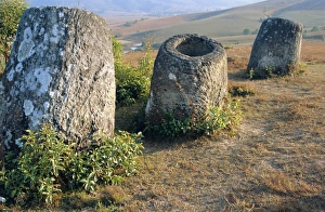Laos Tourism Attractions Imprime: Plain of Jars