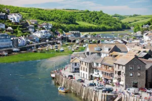 El río Looe en Looe en Cornuallesa Inglaterra Reino Unido Europa