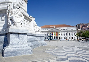 Rossio Square Portugal Imprime: Rossio Square