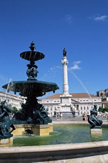 Imágenes fechadas el 9 de enero de 2000: Plaza do Rossio