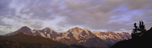 Jungfrau Mountain View Imprime: Sunset over the Eiger