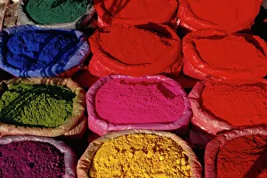 Nepal Imprime: Colores de tejidos