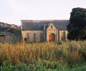 Dorset Tourist Attractions Imprime: Tithe barn, Abbotsbury, Dorset, England, United Kingdom, Europe