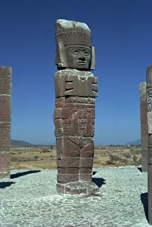 Ancient Mesoamerican Artifacts Imprime: Toltec statue