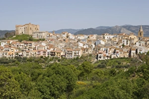 Outdoor Photography Italy Imprime: View of Castelbuono