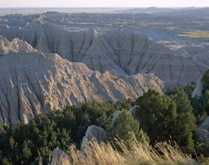 American National Parks Imprime: View over eroded landscape