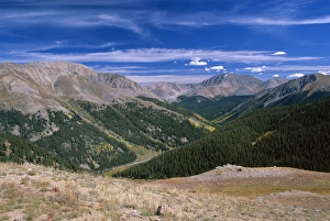US Mountain Landscape Imprime: View from summit