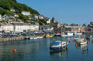 Costa del agua en Looe, Cornualles (Reino Unido), Inglaterra Reino Unido Europa