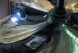 West Coast Travel Destinations Imprime: Welding propeller