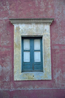 Impresiones de Detalle de la ventana en el volcán stromboliano en la isla del mismo nombre en las Islas Eolicas Arquitectura Mediterránea Imprime: Detalle de la ventana