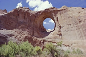 Eroded Rock Formations Imprime: Window Rock