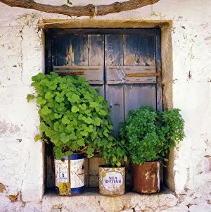 Mediterranean Landscape Photos Imprime: Windowsill
